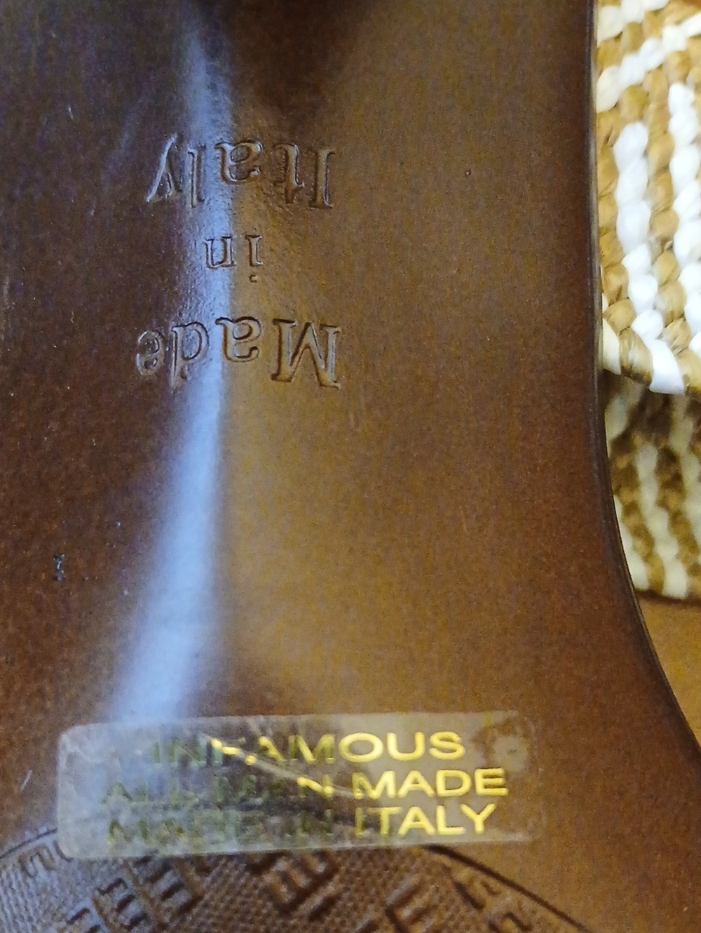 Italian Shoemaker 2" Heel Sandals sz 9.5 - Picture 8 of 9